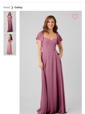 Kennedy Blue Oakley Chiffon A-Line Sweetheart Dress Size 18